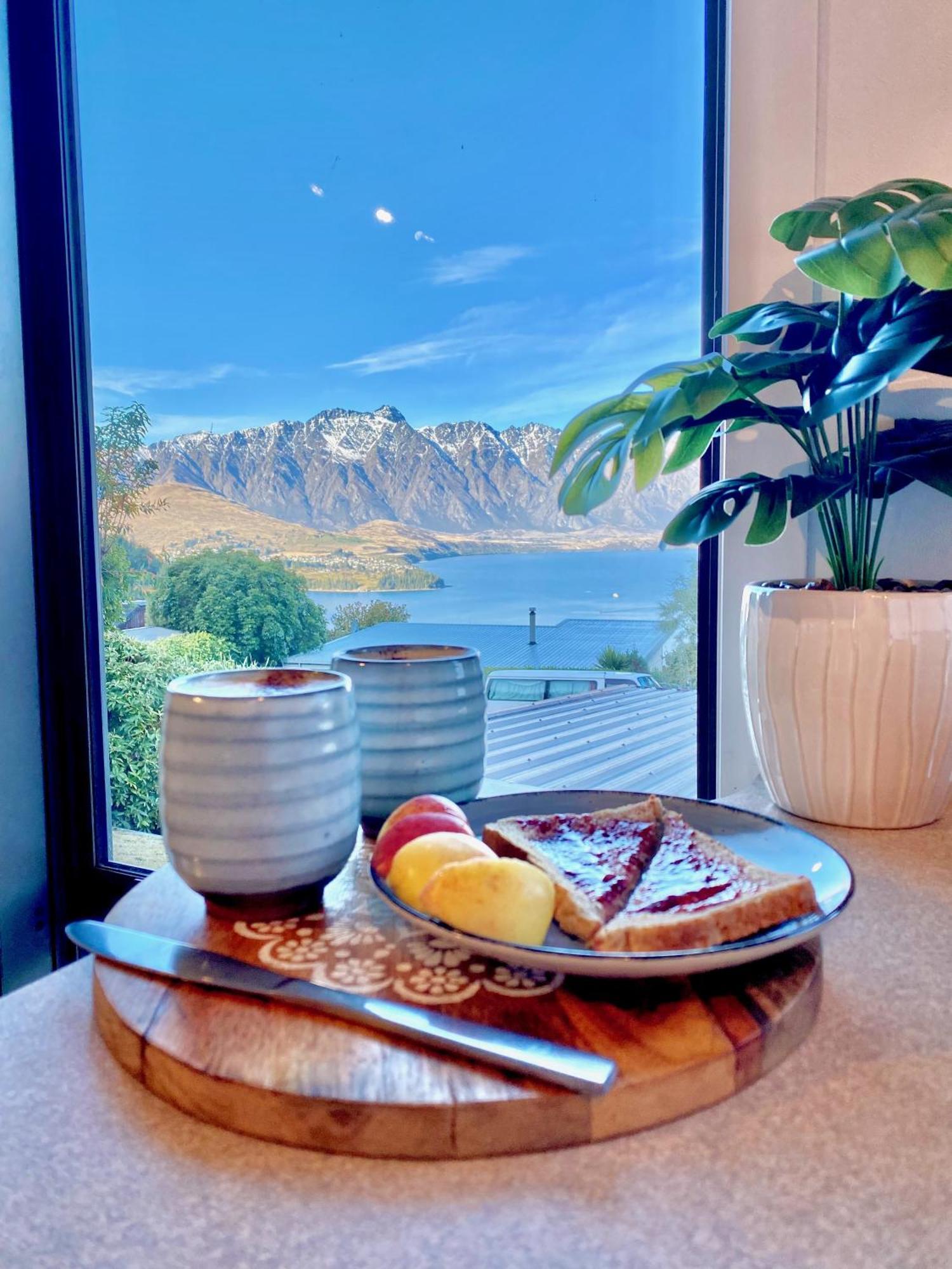 Comfortable Mountain View Studio Queenstown Exteriör bild